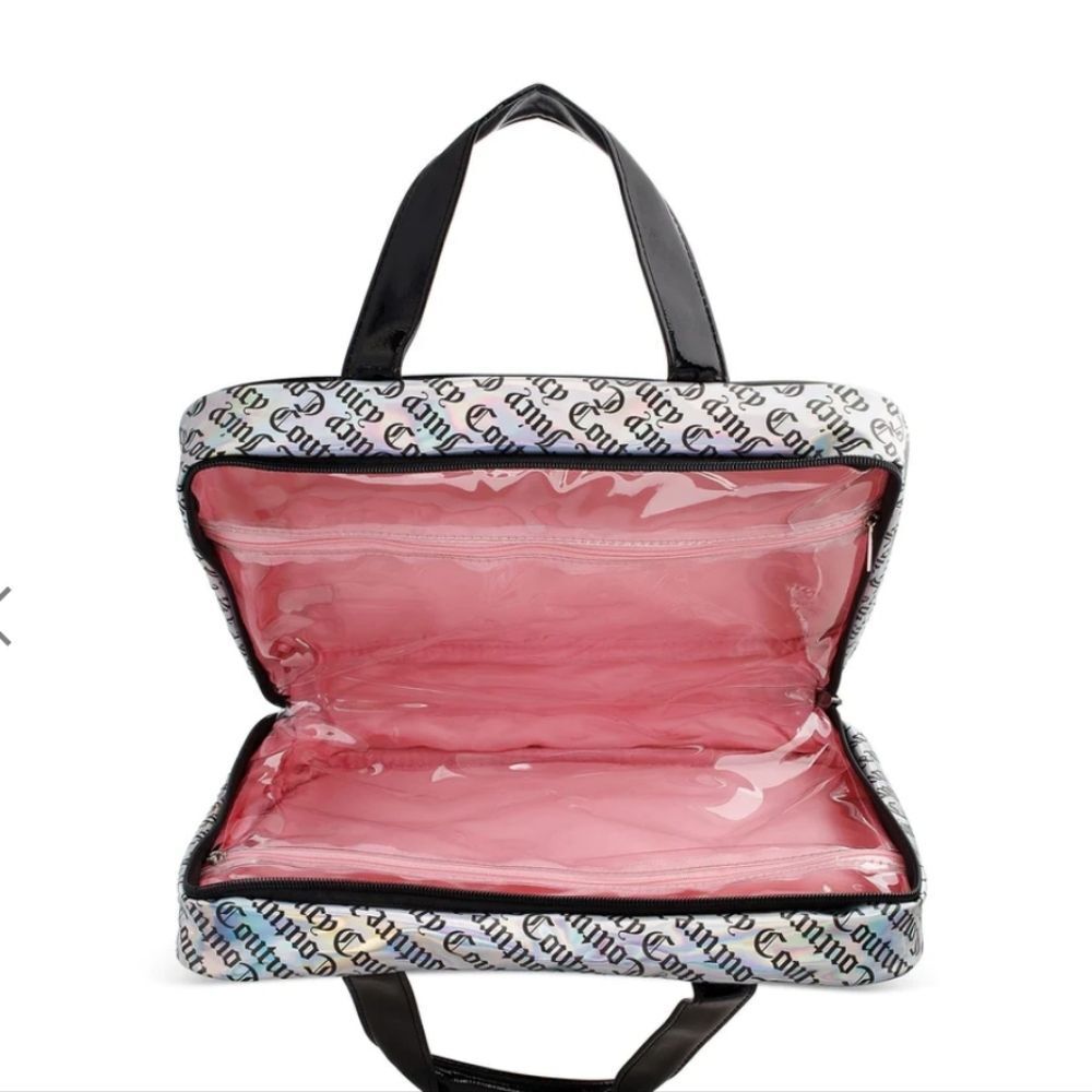 Juicy Couture Logo Weekender Cosmetic Bag - Picture 3 of 5